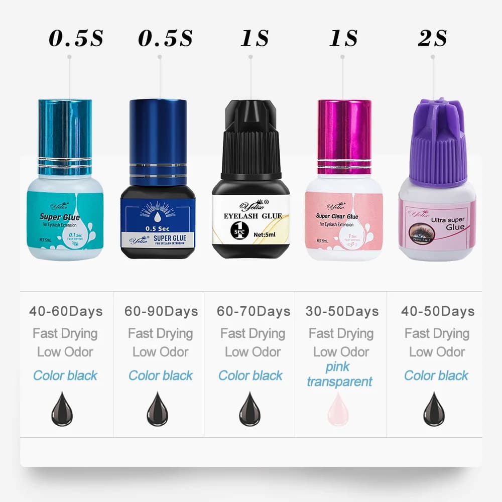 Pegamento Profesional para Extensiones de Pestañas 5ml Pack de 3
