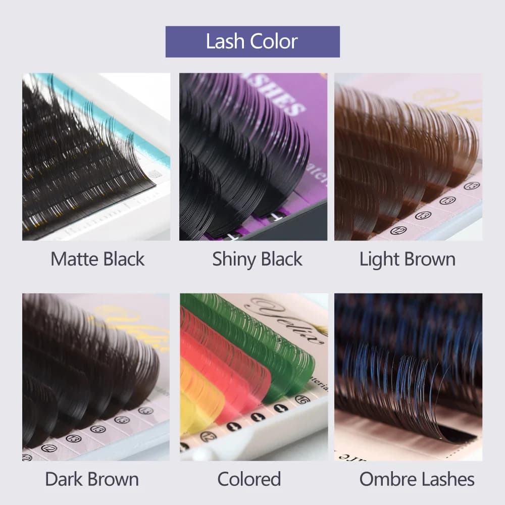 Embalaje Personalizado con Marca Privada para Extensiones de Pestañas