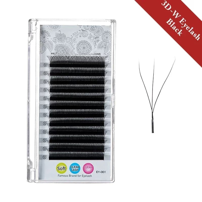 Pestañas de volumen preformadas YY y W Shape 3D/4D/5D