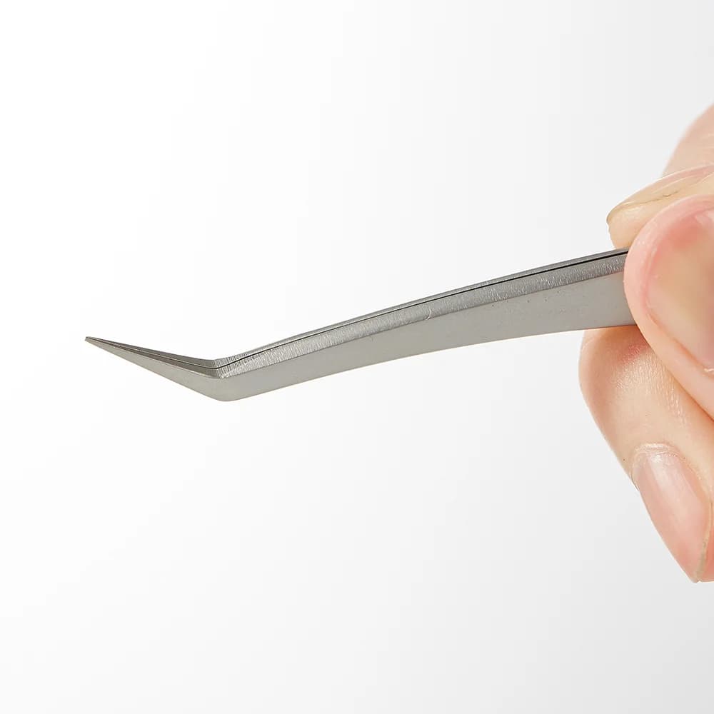 Pinzas de precisión ultrafinas profesionales para extensiones de pestañas
