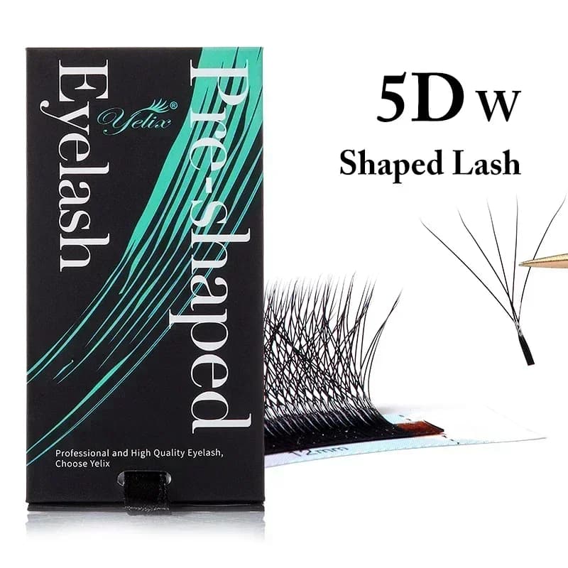 Pestañas Naturales Suaves W 3D-8D Preformadas en Abanico