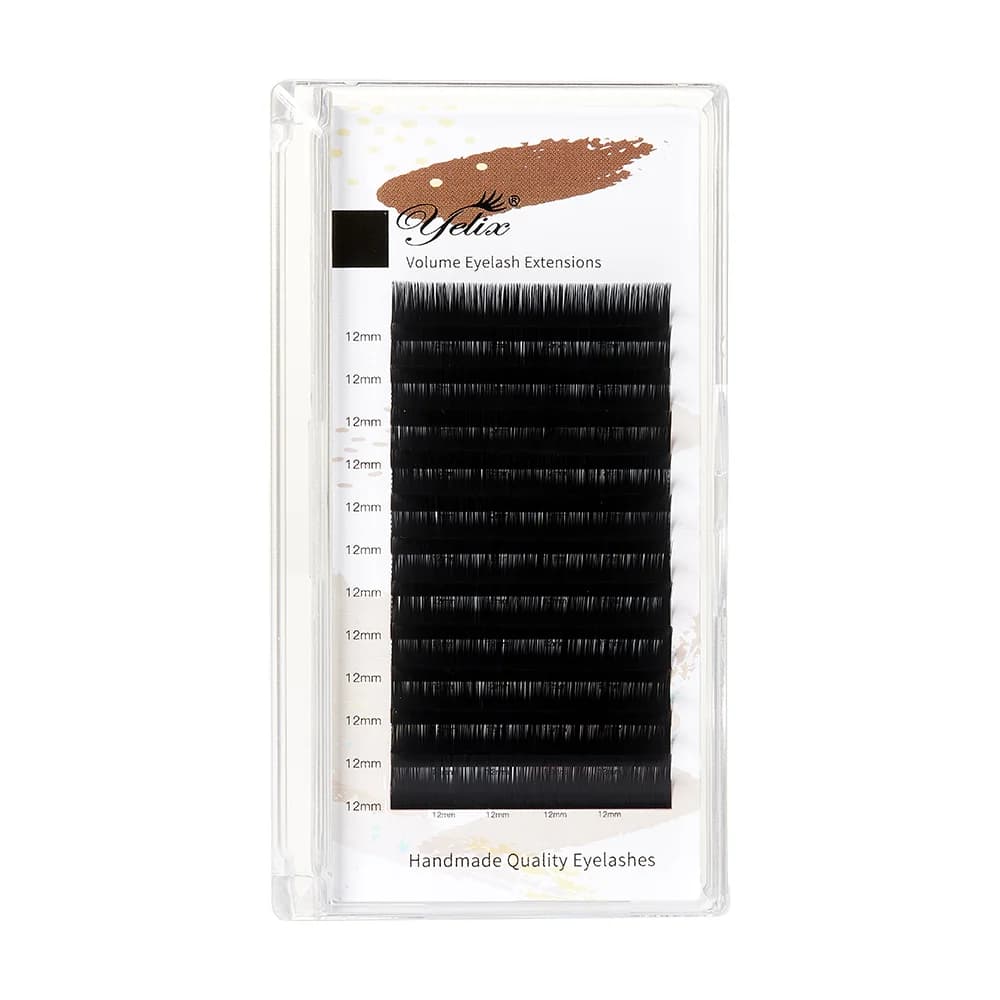 Extensiones de pestañas individuales clásicas premium con adhesivo