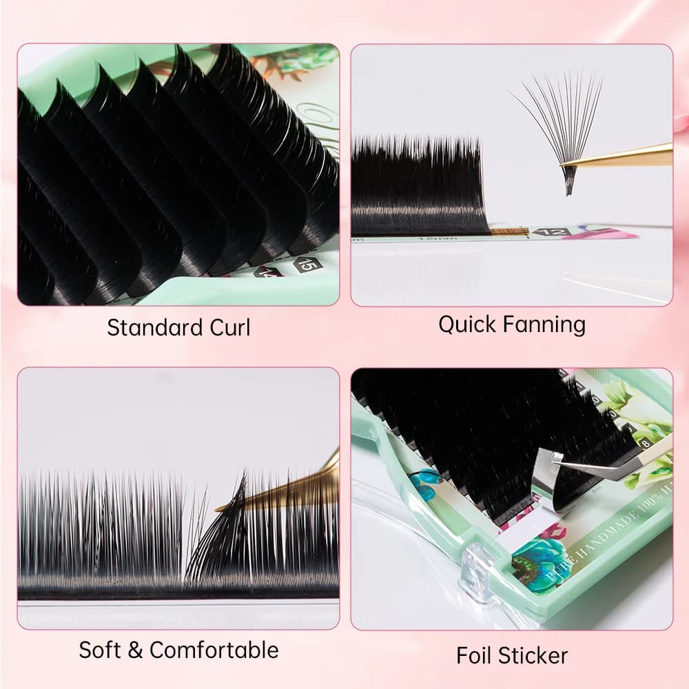 Pestañas Fanning Fácil Smart Bloom Longitud Mixta