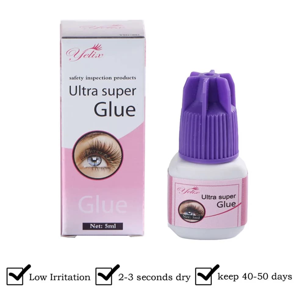 Pegamento Profesional para Extensiones de Pestañas 5ml Pack de 3